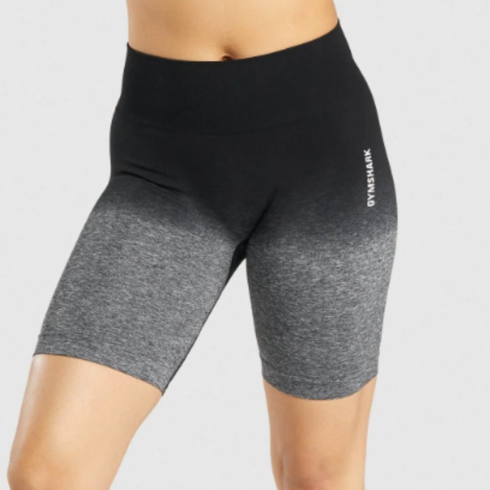 Adapt Ombre Seamless Shorts - Black